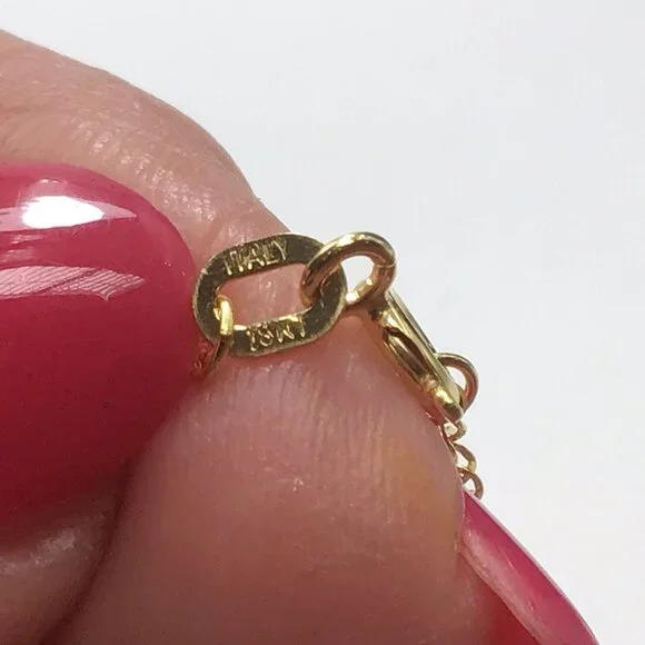 18K Yellow Gold Serpentine Chain 2mm 1.1 Grams 24” New